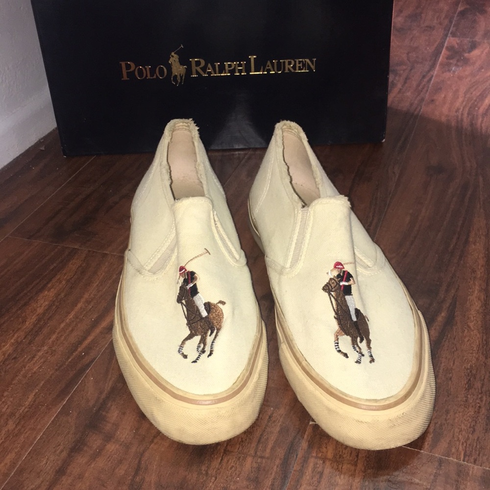 Polo Ralph Lauren Canvas Slip Ons